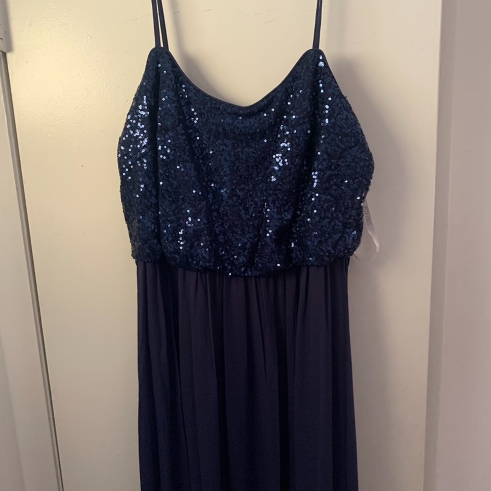 Navy Blue Bridesmaids Dress